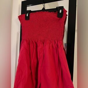 Hill House The Roxie Nap Dress - Raspberry Red